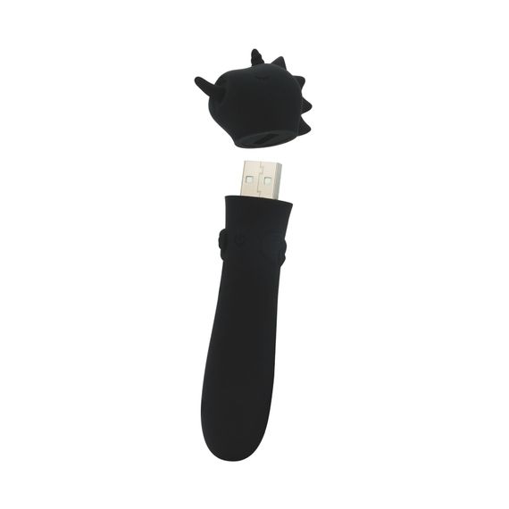 Вібратор-єдиноріжка Unihorn USB Bullet – Wild Spirit, віброкуля, USB-зарядка, 10 режимів | Зображення 1