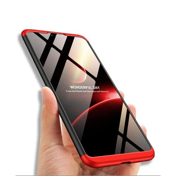 Чохол GKK 360 градусів для Oppo A12 колір Чорний | Зображення 3