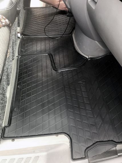 Гумові килимки (3 шт, Stingray) 1-20242 для Mercedes Sprinter 2006-2018 рр | Зображення 1