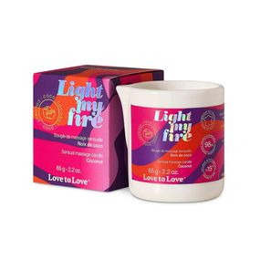 Массажная свеча Love To Love LIGHT MY FIRE Coconut (65 мл) sexstyle