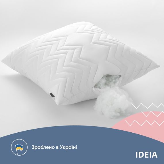 Подушка NORDIC COMFORT+ IDEIA 70х70 см з блискавкою біла (8-34695*001) | Зображення 5