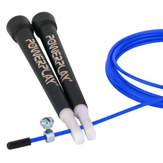 Скакалка скоростная Паверплей 4202 Ultra Speed Rope Синяя (2,9m.) | Зображення 2