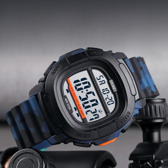 Чоловічий годинник Skmei 1657CMBU Camouflage-Blue | Зображення 3