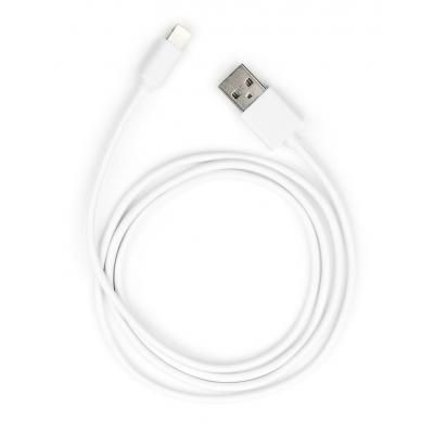 Дата кабель USB 2.0 AM to Lightning PVC 1m white Vinga (VCPDCL1W) | Зображення 4