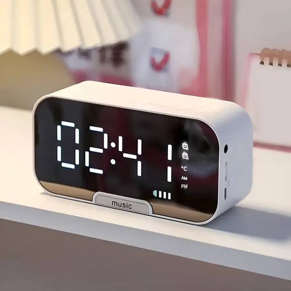 Портативна колонка Bluetooth з годинником Q5 BT | Зображення 1