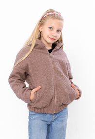 Джем-куртка для дівчинки Носи своє 122 Коричневий (p-12376-137922)