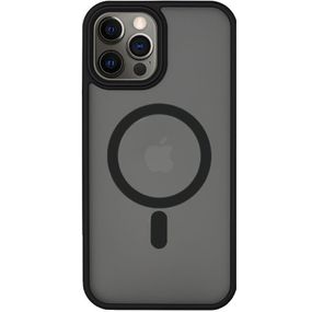 TPU+PC чехол Metal Buttons with MagSafe для Apple iPhone 14 Pro (6.1") Черный