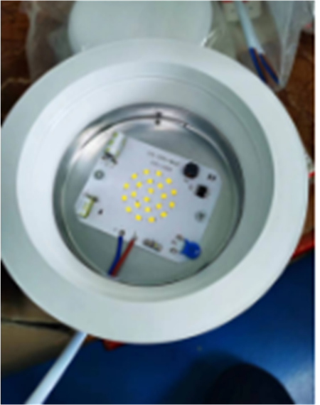 Точечный LED светильник HDL-DS 186/15W NW WH/BK