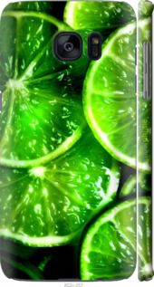 Чохол на Samsung Galaxy S7 Edge G935F Зелені часточки лимона "852m-257-2448"