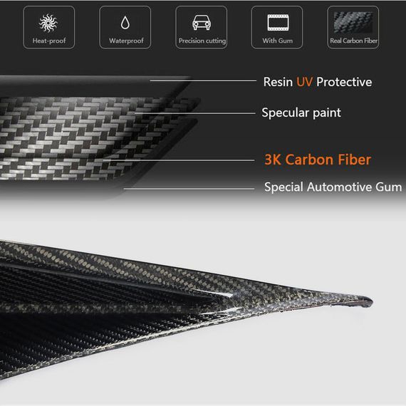 Бокові пороги V1 (Карбон) для Subaru BRZ 2021- рр | Зображення 3