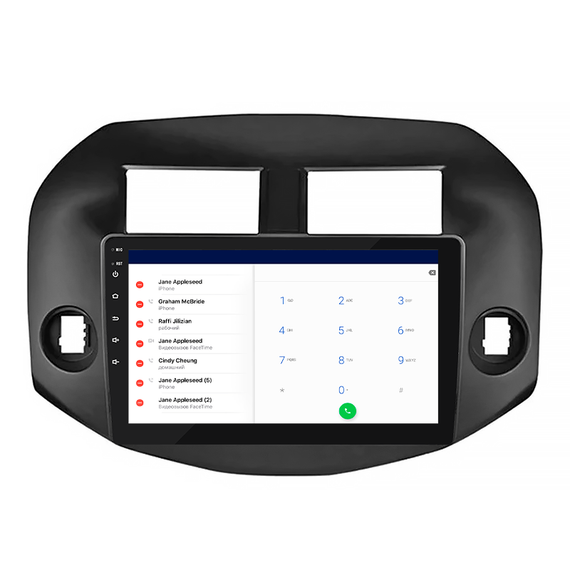 Штатная магнитола Lesko Toyota RAV4 2007-2012 10"4+64 4G+CarPlay Андроид 11 GPS Wi-Fi Premium | Зображення 4