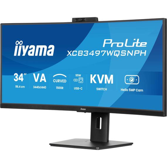 Монитор iiyama XCB3497WQSNPH-B1 | Зображення 2