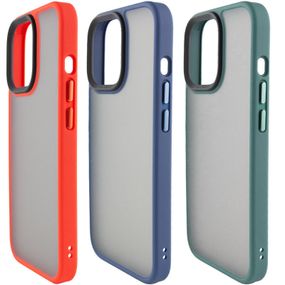 TPU+PC чохол Metal Buttons для Apple iPhone 14 Pro (6.1")