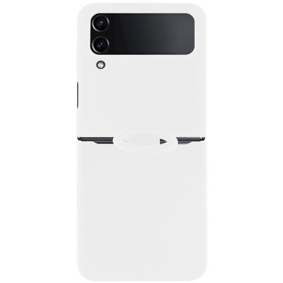 Чехол Foldables Silicone Cover Lakshmi (AAA) для Samsung Galaxy Z Flip4 Белый / White | Зображення 1
