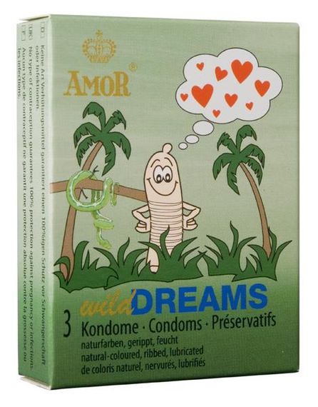 Презервативи - Amor Wild Dreams, 3 шт.