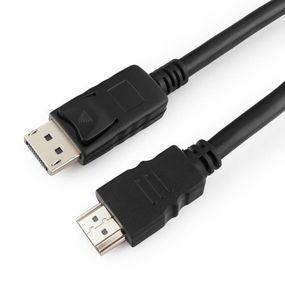 Кабель мультимедийный DisplayPort M to HDMI M 5.0m Cablexpert (CC-DP-HDMI-5M)