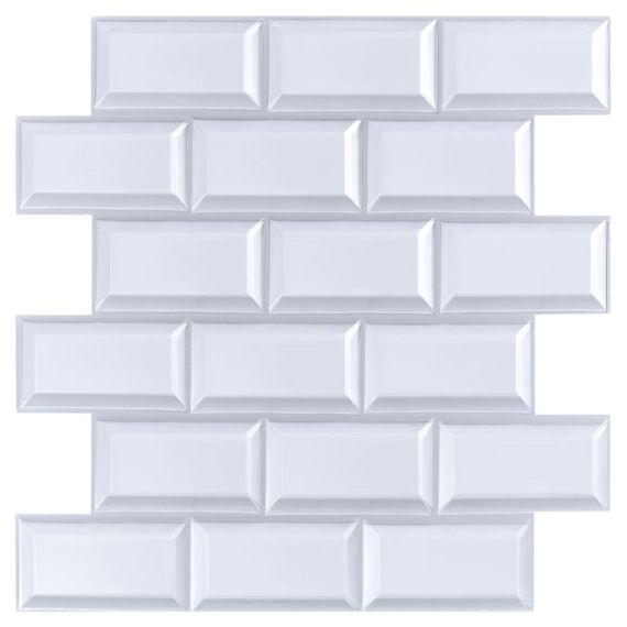 Декоративна ПВХ плитка на самоклейці 300х300х5мм Цегла, ціна за 1 шт. (СПП-501) SW-00000665