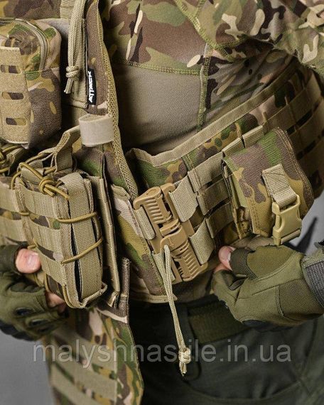 Плитоніска 4 швидких скидання з наплічником Cordura мультикам ДЛ63963 | Зображення 7