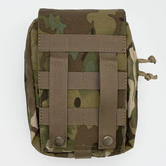 Тактическая армейская аптечка IRR Cordura 500D Мультикам (coyote) утилитарный подсумок, медицинский | Зображення 5