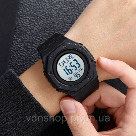 Ударостойкие водонепроницаемые часы SKMEI, Полевые часы для армии Практичные мужские ES-69 | Зображення 3