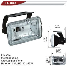 Фара додаткова DLAA 1040-W/H3-12V-55W/97*58мм