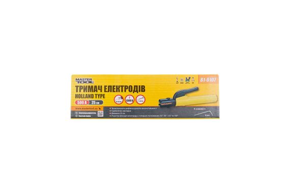 Электрододержатель Mastertool - 500А Holland (81-0107) | Зображення 1