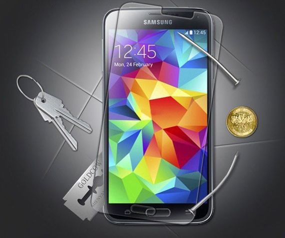 Закаленное защитное стекло для телефона Samsung Galaxy S5 G900, i9600 | Зображення 1