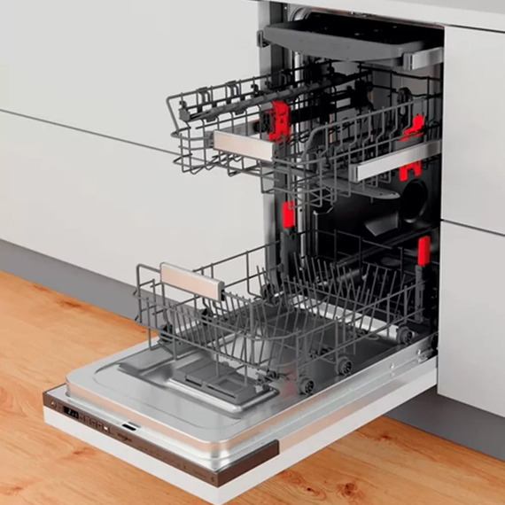 Посудомийна машина Whirlpool вбудована WSIO3O34PFEX | Зображення 5