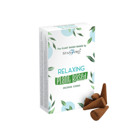 Ароматичні конуси на рослинній основі Релакс  12 конусів з підставкою Stamford 5028753472450