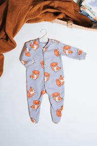 Чоловічок з начосом, 100% бавовна, принт Мопси