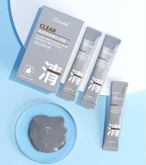 Грязьова детокс-маска для обличчя Lencolor Clear and Clean Skin, 4г