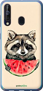Чохол на Samsung Galaxy A60 2019 A606F Єнотик з кавуном "4605u-1699-2448"