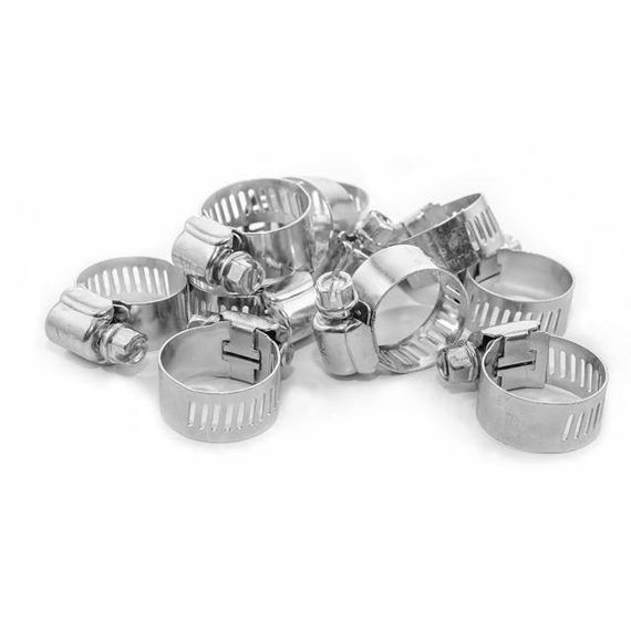 Хомут сталевий оцинкований 12,7 мм, D 16-25 мм INTERTOOL TC-0116 | Зображення 1