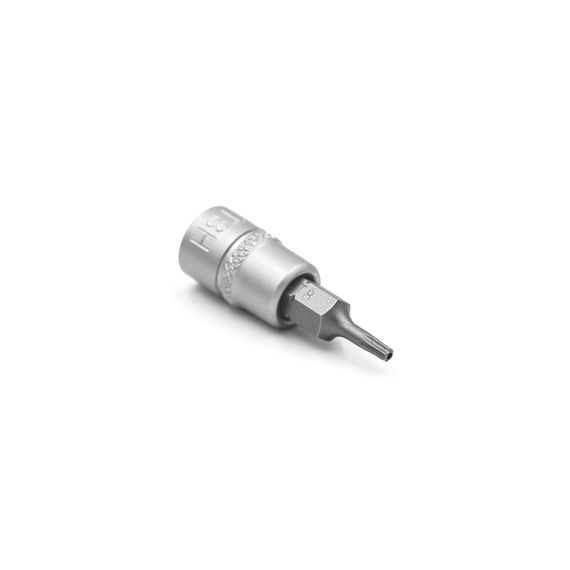 Головка торцева, 1/4IN, з насадкою TX8-HOLE, RED STRIPE