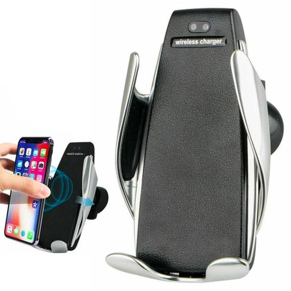 Автомобільний тримач із бездротовою зарядкою Penguin Smart Sensor S5 / Тримач заряджання для телефону в машину