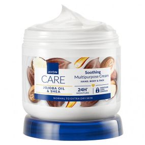 Мультифункциональный крем avon для лица, рук и тела с маслами жожоба и ши