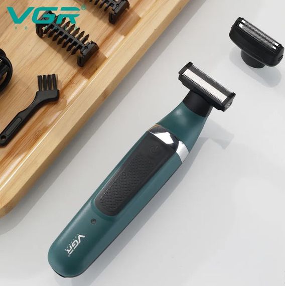 Электробритва VGR V-393 Shaver профессиональная водонепроницаемая, машинка мужская для бритья | Зображення 4
