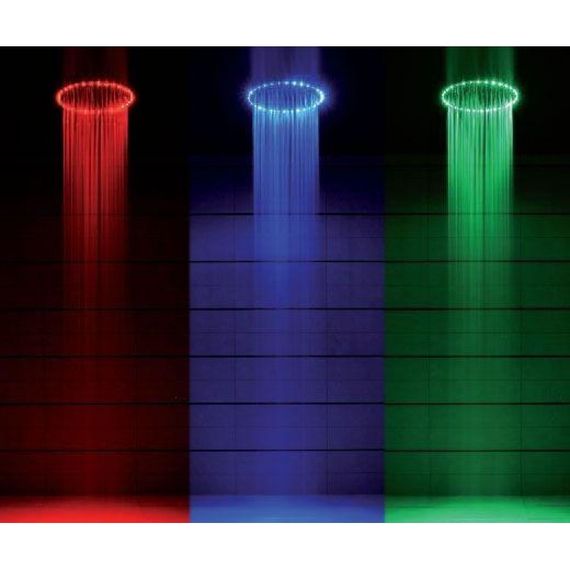 Світлодіодна насадка для душу Led Shower Душова лійка з підсвіткою, що змінюється від температури води | Зображення 3