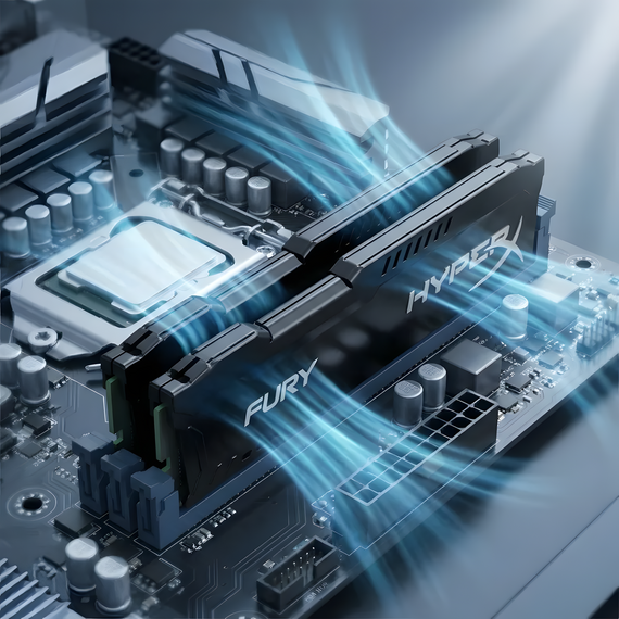 Радіатор охолодження для оперативної пам'яті DDR2 DDR3 DDR4 DDR5 алюмінієвий black | Зображення 4