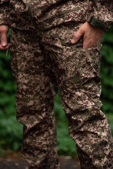 Утеплені Військові штани Soft Shell Military хижак | Зображення 7