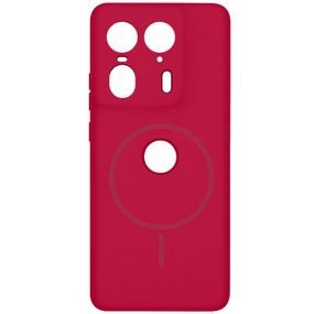 Чохол Silicone Cover Lakshmi Full Camera (AA) with Magnetic Fit для Motorola Edge 50 Ultra Червоний / Rose Red