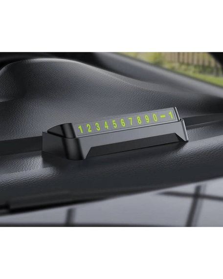 Паркувальна автовізитка Hoco DPH02 на панель автомобіля Black | Зображення 6
