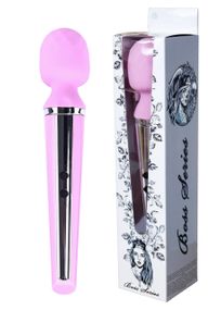 Вібро-мікрофон Massager Genius USB Розовий 10 Function Sex Aura