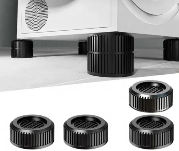 Підставки під пральну машину антивібраційні для холодильника та інших меблів 4 шт. 7,5 х3, 5х6 см | Зображення 1