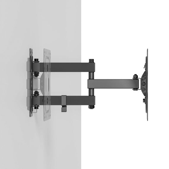 Кронштейн для ТВ AGN AGN43-222P з поворотом/два коліна/23"-43"/30 кг/max.VESA 200x200/Black | Зображення 8