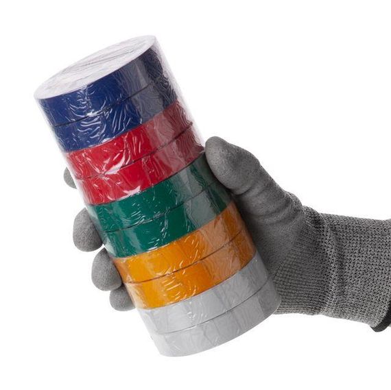 Стрічка ізоляційна 25 м кольорова INTERTOOL IT-00291 | Зображення 2