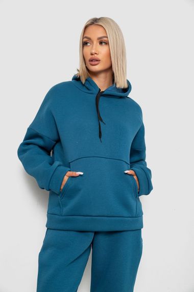 Спортивный костюм женский на флисе, цвет синий, 238R5726 | Зображення 1