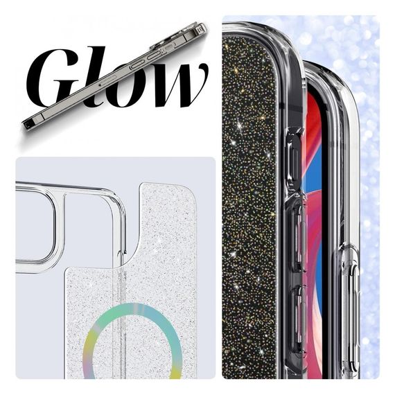 Чохол до мобільного телефона Armorstandart Glow Magsafe Apple iPhone 14 Pro Max Transparent (ARM69725) | Зображення 4