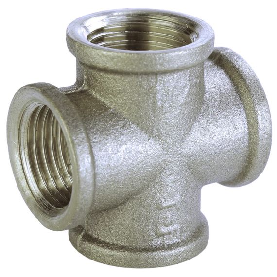 Хрестовина перехідна нікельована 3/4"Вх1/2"В (А4606А нк)