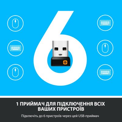 Мишка Logitech M325s Wireless Dark Silver (910-006812) (910-006812) | Зображення 6